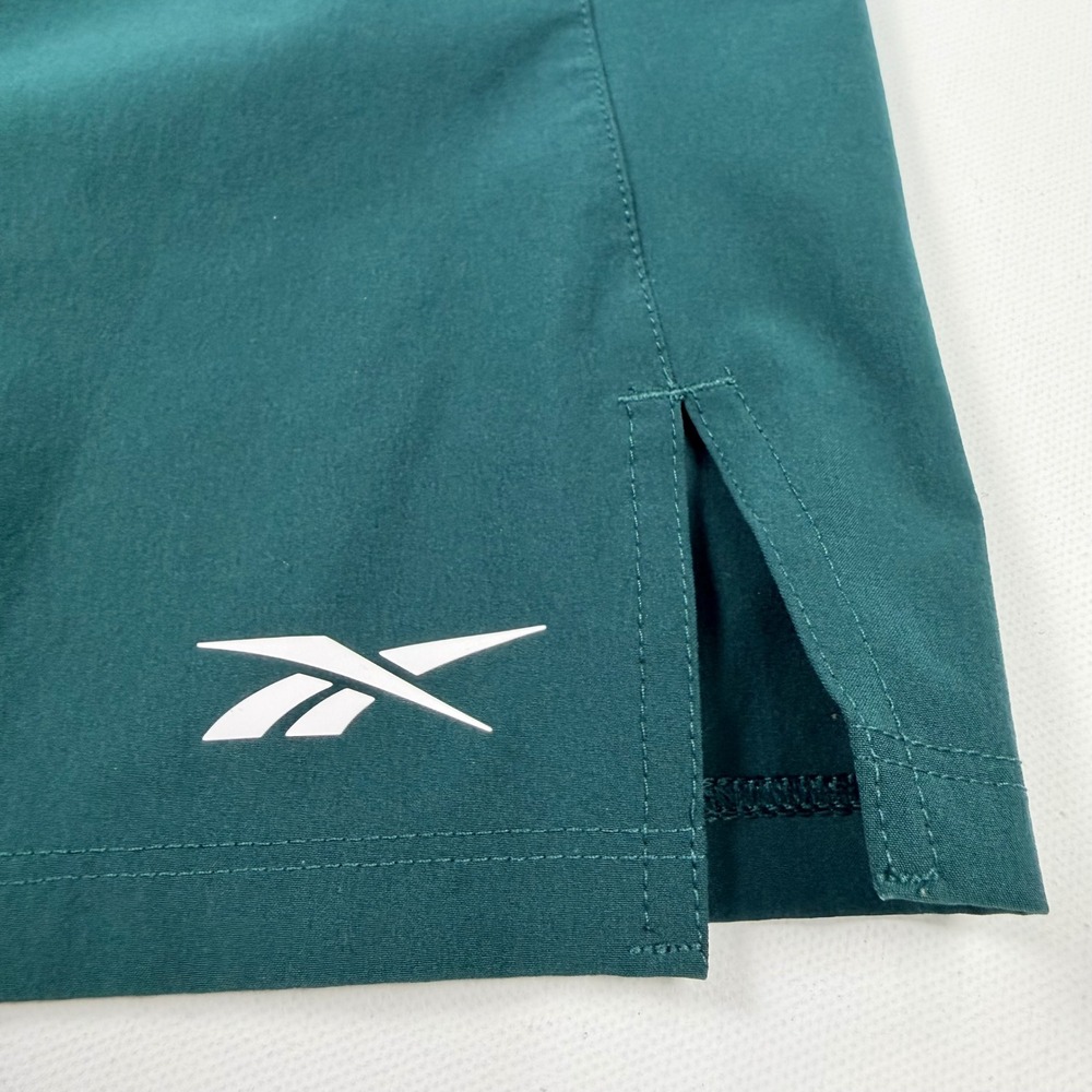 Reebok Workout Shorts Mens XL Green NWOT GJ6324 Training Activewear - Picture 2 of 8